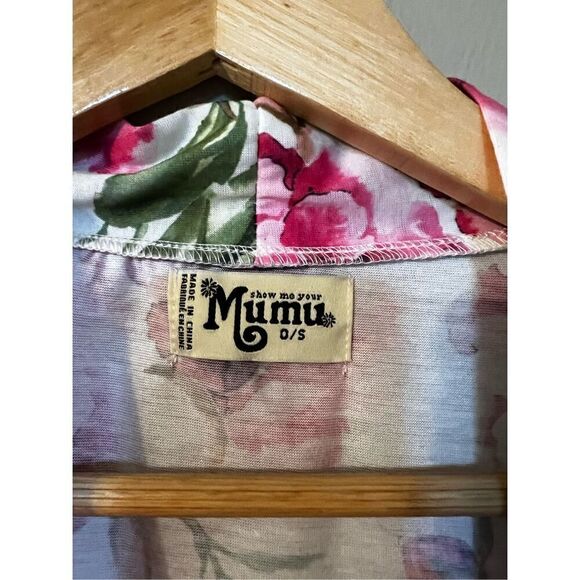 Show Me Your Mumu One Size Brie Robe Multicolor Floral Kimono Garden of Blooms - Picture 9 of 9